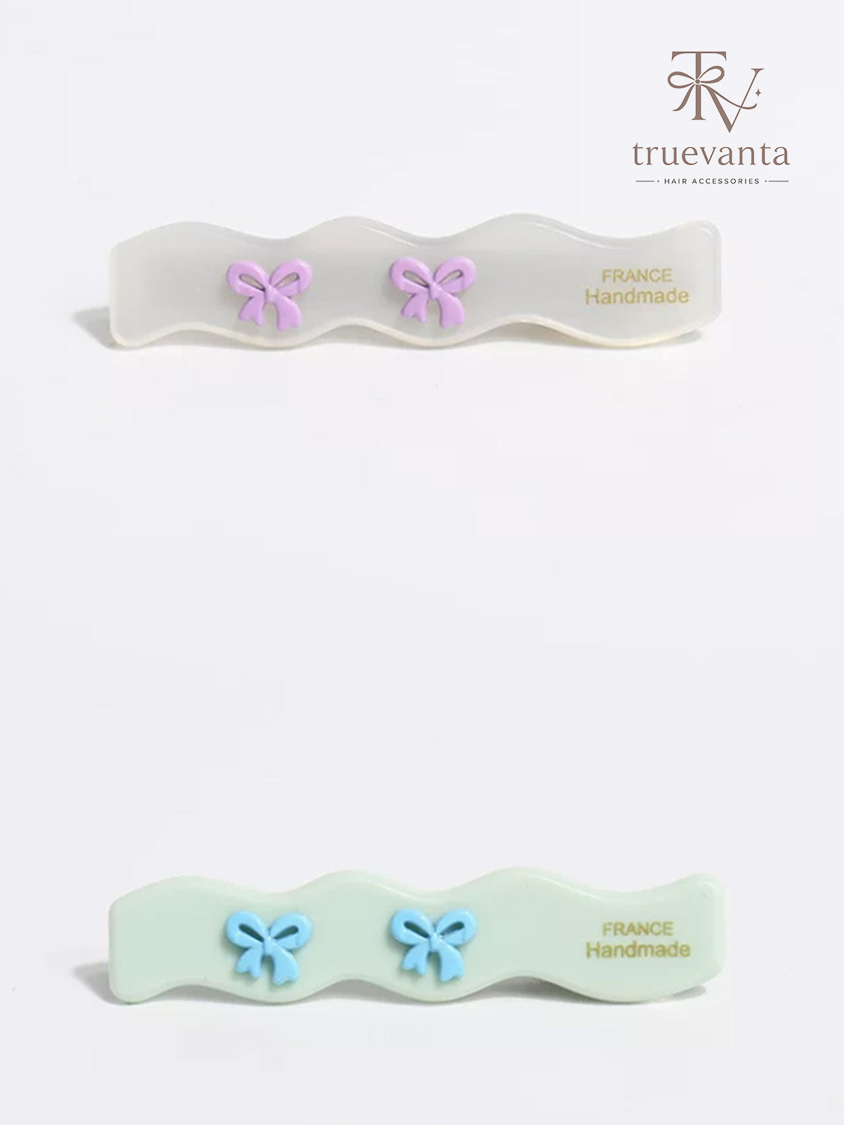 Wave Ribbon Luxe Barrette
